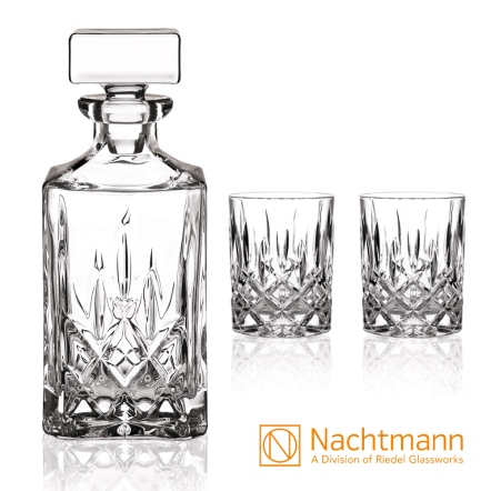 【網路獨家特惠】貴族醒酒器+威士忌(一壺二杯)