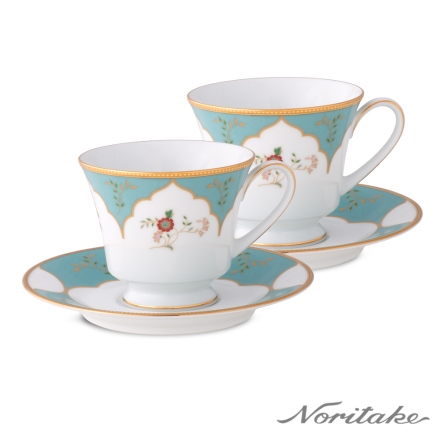 晨曦翠鳥金邊咖啡對杯