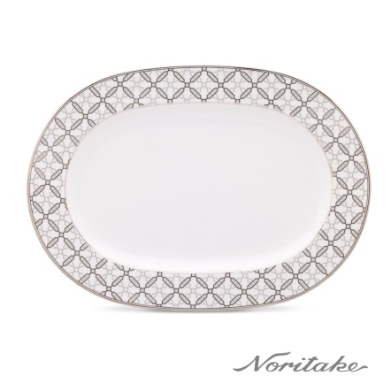 歐式輕奢橢圓盤35.5cm