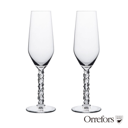 優雅皇宮香檳杯2入組 22.9*7cm- CARAT