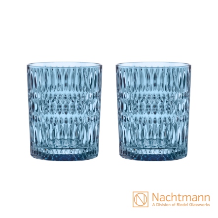 日耳曼之光-威士忌杯2入組(復古藍)