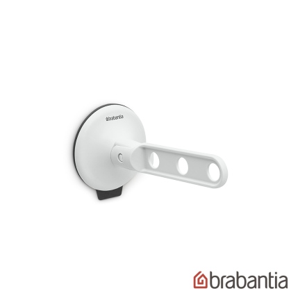 吸盤式掛衣勾-淺灰