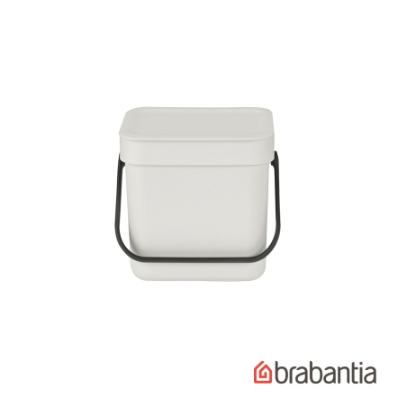 多功能置物桶3L-淺灰色