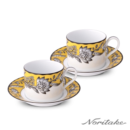 切爾西莊園-黃色咖啡對杯