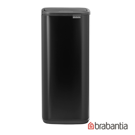 Bo系列方型按壓式垃圾桶30L-尊爵黑