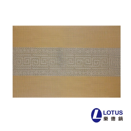 回字形深咖啡色餐桌墊30*45cm