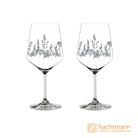 採香者-Tattoo系列-紅酒杯2入(霧面黑)